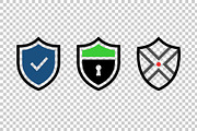 Shield Security Protection Vector, an Object Graphic by Artonix (Thumbnail 3 of 3)