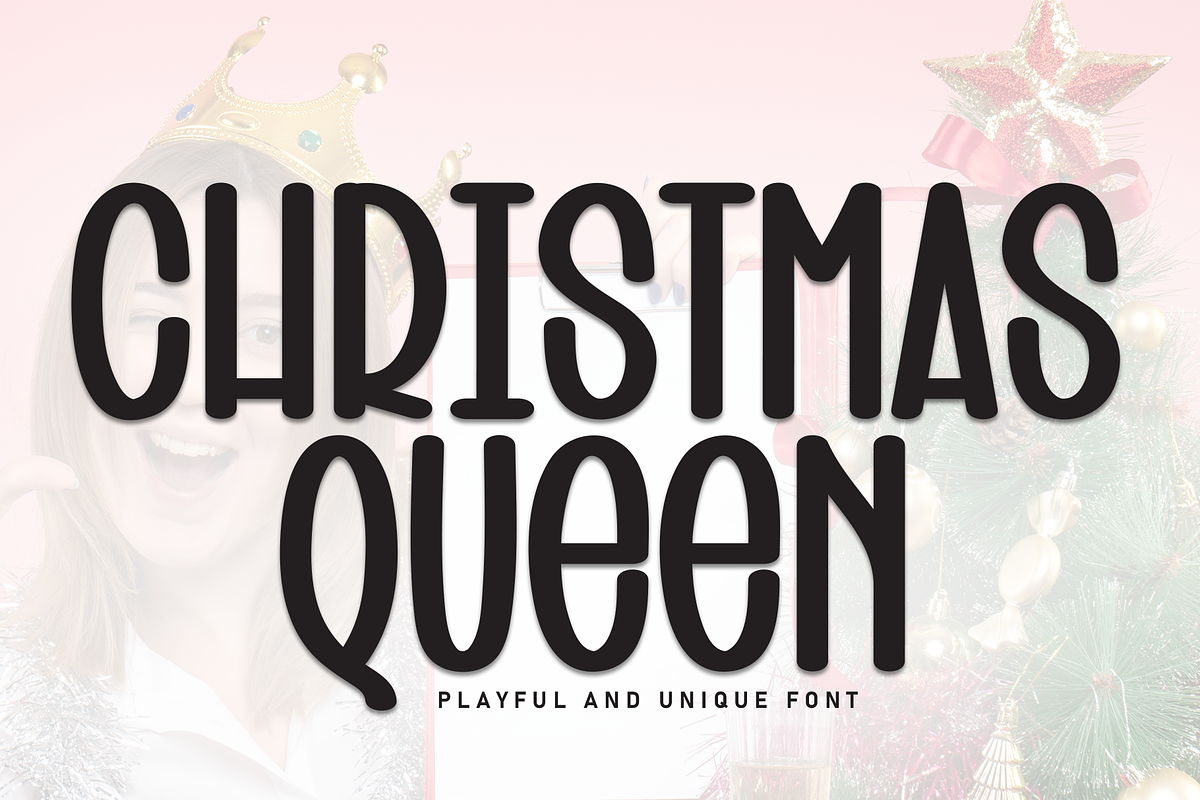 Chirtmas Queen | Script Font, a Script Font by Scratchones (Photo 1 of 8)