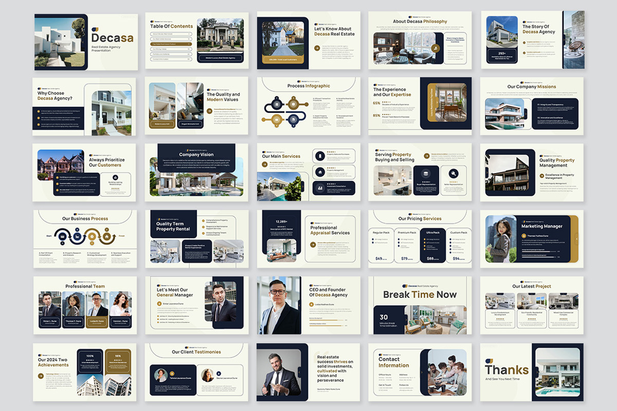 Decasa Real Estate Agency Powerpoint, a Presentation Template by kerismaker (Photo 9 of 10)