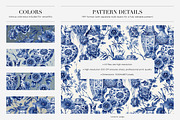 Chinoiserie Inspired Toile Patterns, a Pattern Graphic by LEAFure (Thumbnail 2 of 9)
