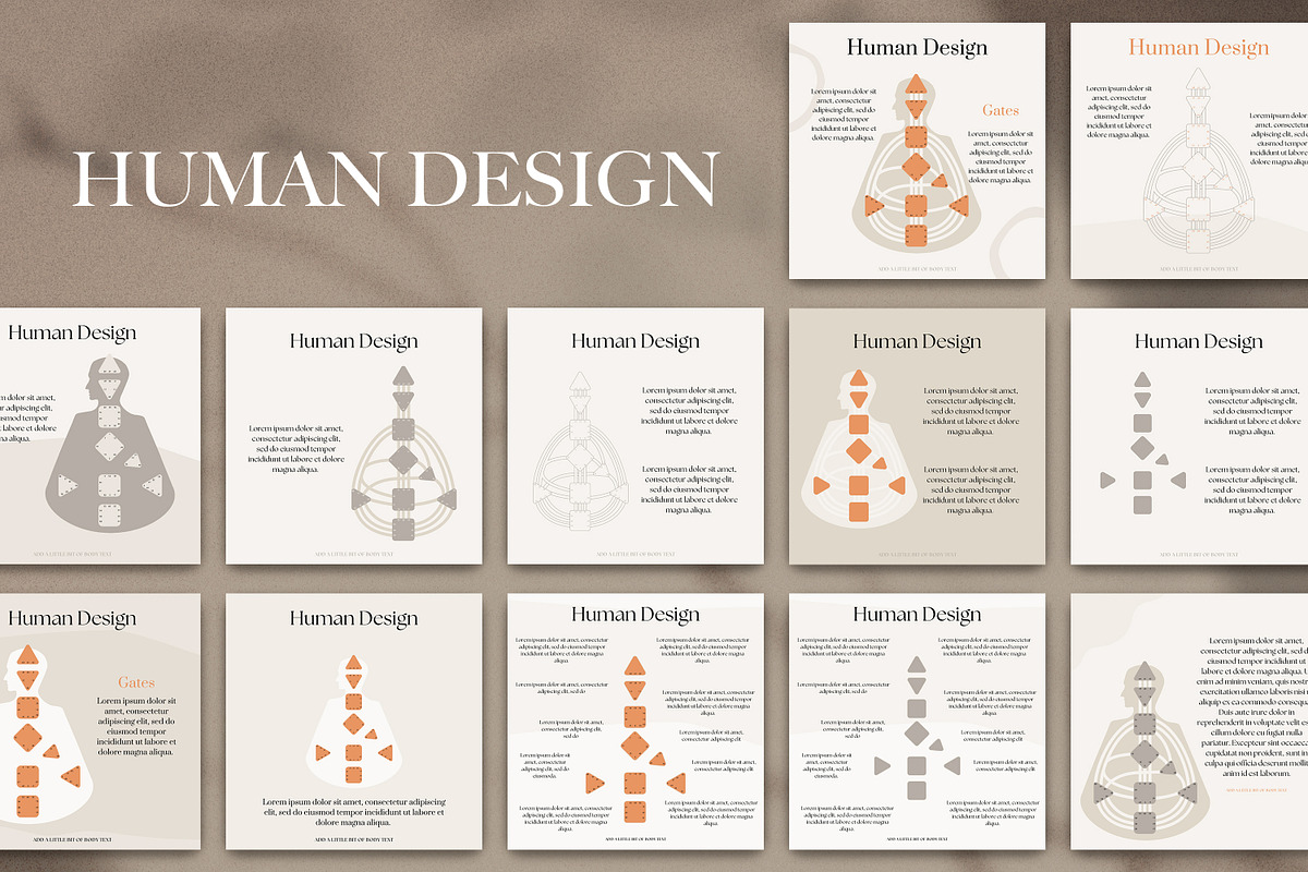 Human Design Instagram Template, a Social Media Template by Backyard Rose (Photo 4 of 28)