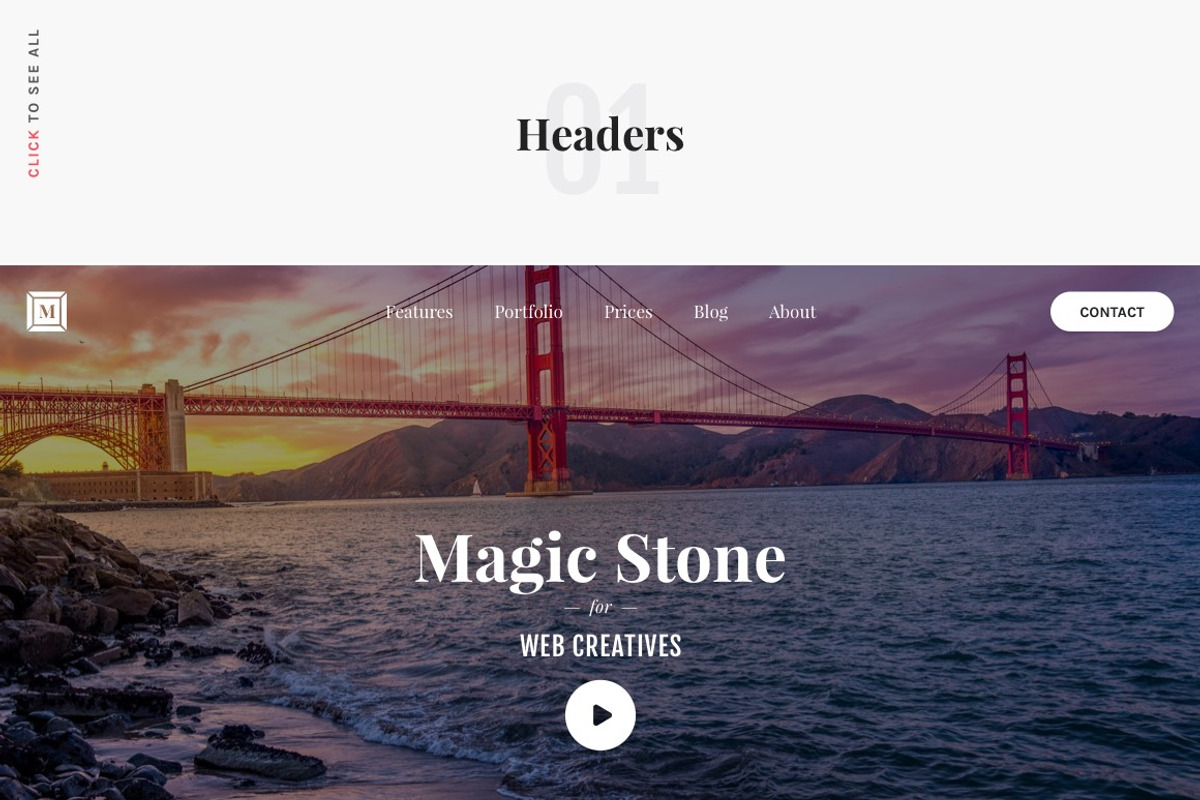 Magic Stone UI Kit, an UI Kit Template by UI Chest (Photo 4 of 18)