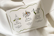 Hand Drawn Tuscany Wedding Clipart, an Illustration by Calamar Studio (Thumbnail 12 of 23)