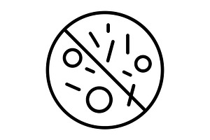 Antibacterial Line Icon, an Icon by Pexelpy