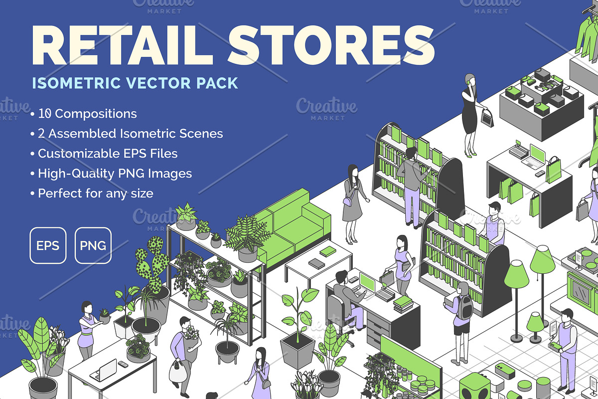 Retail Stores Interior Shop Concept, an Object Graphic by 35lab (Photo 1 of 7)