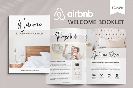 Airbnb Welcome Book Template Canva