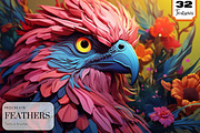 Procreate Feather Textures, a Brush Add-On by Studio.Valhalla (Thumbnail 4 of 4)