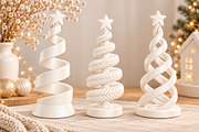 Modern Spiral Christmas Tree STL, a Scene 3D Model by Layerology (Thumbnail 4 of 4)