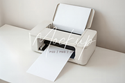 Home Office Printer Mockup, a Product Mockup by TatiMockup (Thumbnail 1 of 4)