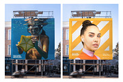 4x Billboard Construction Mockups, an Advertising Mockup by HAZARD MOCKUPS (Thumbnail 10 of 13)