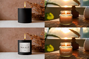 Relaxing Spa Candle Mockups, a Packaging Mockup by BMACHINA Labs. (Thumbnail 2 of 4)