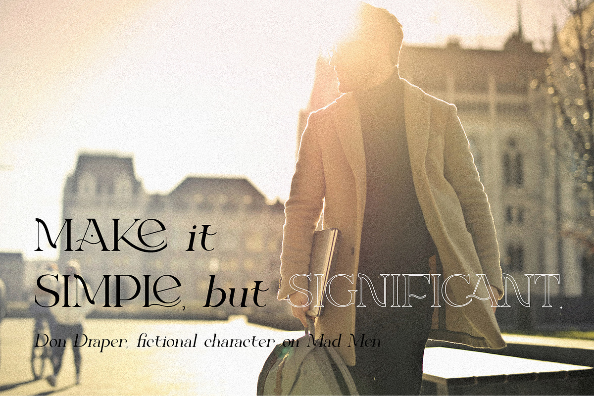 Offtime | Modern Ligature Serif Font, a Serif Font by Kandella's Art (Photo 3 of 23)