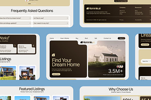 AI Real Estate Figma Landing Page, a Landing Page Template by Supanium Studio