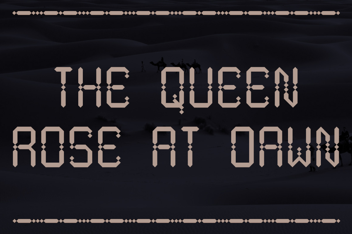 Maroque Font preview 5