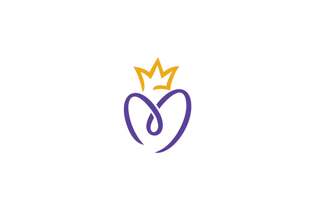 playful Heart and crown design, a Graphic by boriman05