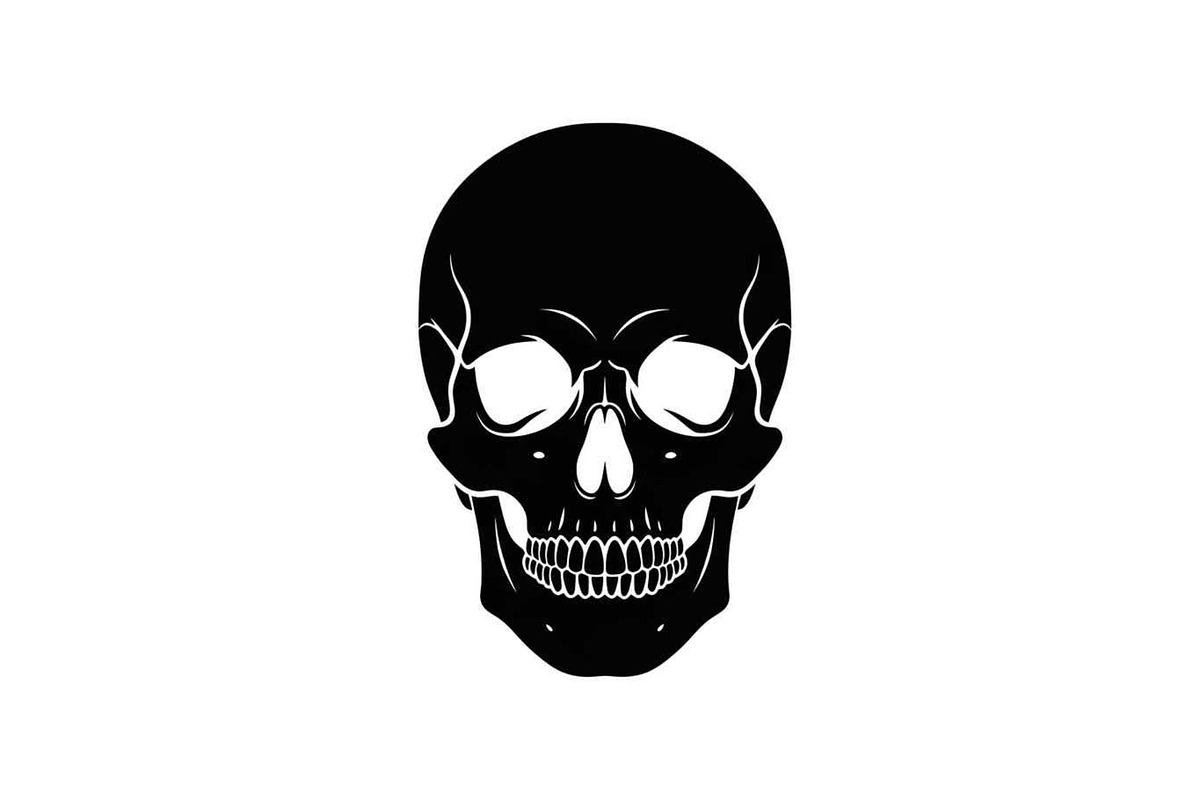 50 Skull Head Silhouette Vector Bund, an Illustration by Creativeshirt (Photo 24 of 51)