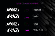 AVANZA Futuristic Display San, a Sans Serif Font by Inventype Studio (Thumbnail 6 of 8)