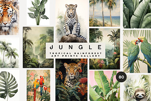 TROPICAL JUNGLE PRINTS GALLERY