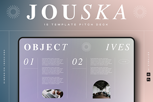 JOUSKA - Modern Pitch Deck Template