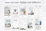 Instagram Stories for Canva | Linen, a Social Media Template by Thirty One Palms Studio (Thumbnail 2 of 11)