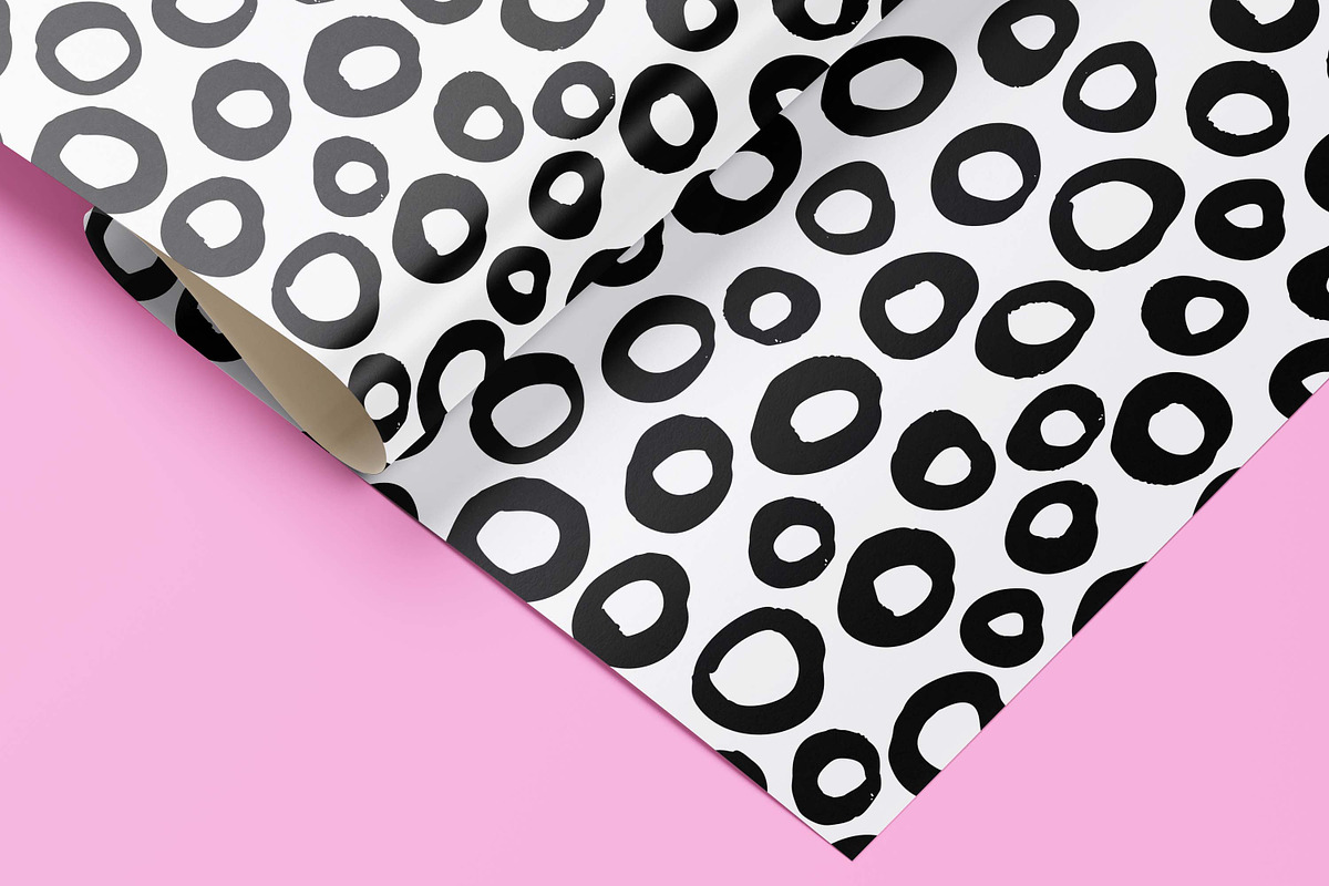 Hand drawn ink brush strokes Pattern, a Pattern Graphic by Digital Studio (Photo 3 of 4)