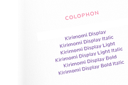 Kirimomi Display, a Sans Serif Font by Wordshape (Thumbnail 1 of 6)