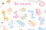 Animal Alphabet & cute baby patterns, a Pattern Graphic by Inna Moreva (Thumbnail 4 of 9)
