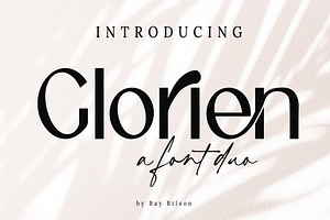 Glorien Duo, a Sans Serif Font by Muwatta Studio