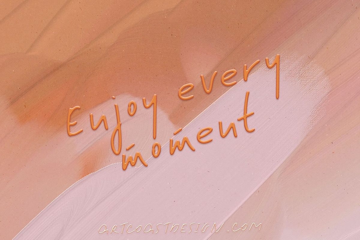 Xmas Mood Handwritten Font, a Script Font by Artcoast Fonts (Photo 11 of 13)