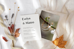 Simple Modern Wedding Invitation, an Invitation Template by LucaTheme