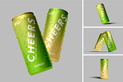 Realistic Soda Can Mockup PSD, a Cups & Container Mockup by MA-KING_ART (Thumbnail 1 of 5)