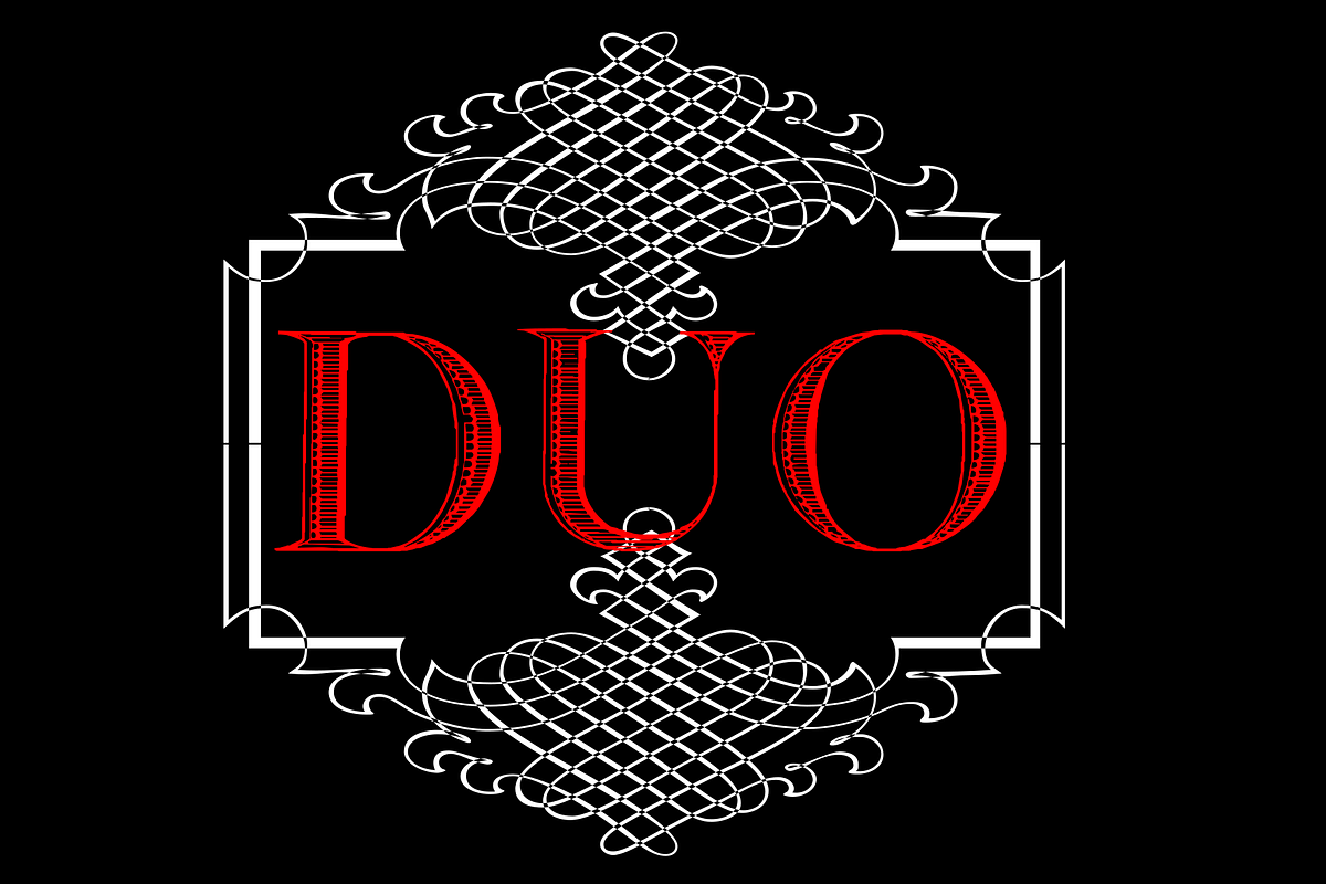 DUO Calligraphic Frames plus Cyra, a Serif Font by Intellecta Design (Photo 5 of 5)