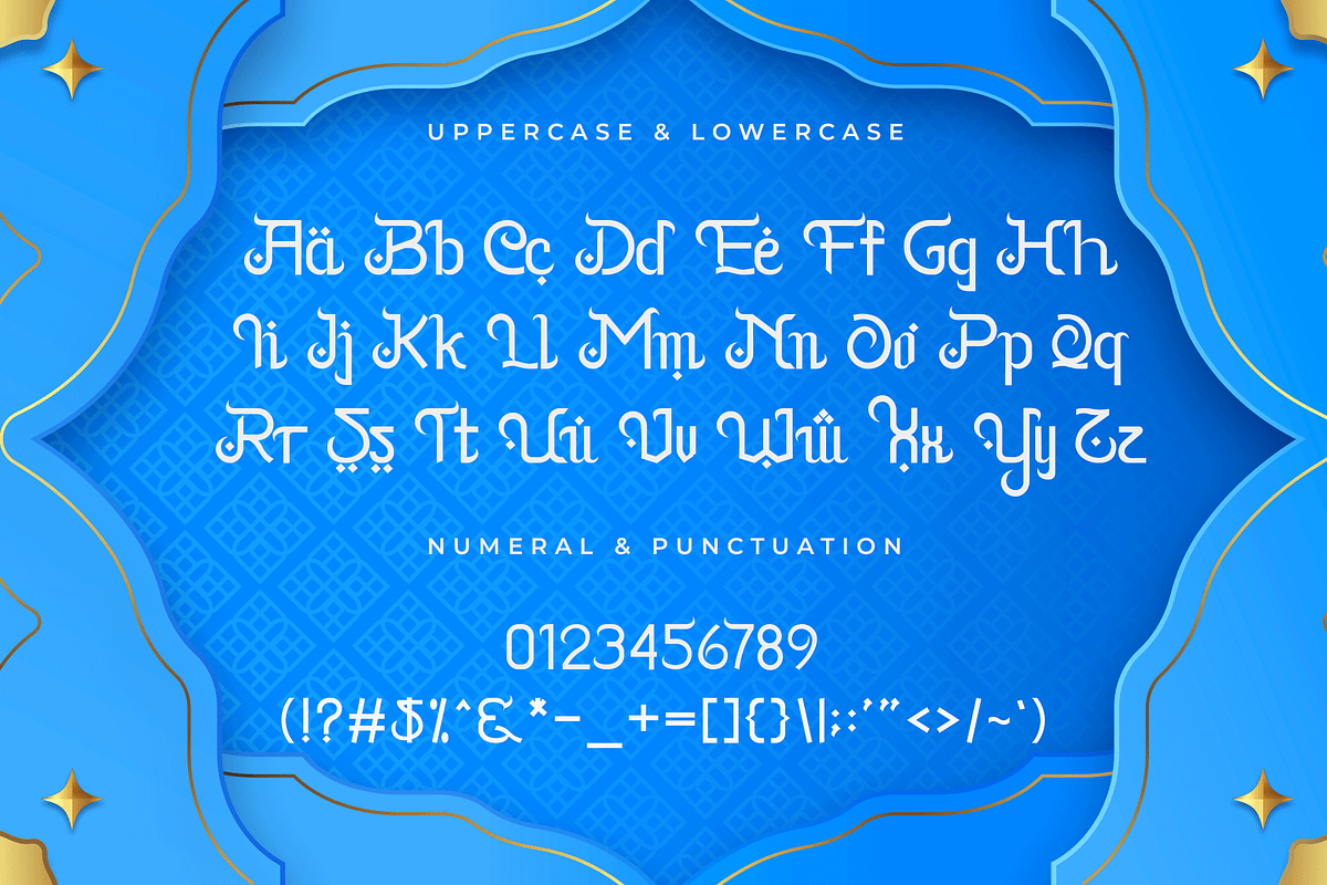 Qamira – Modern Arabic Font, a Handwritten Font by overlaytemplates (Photo 4 of 5)