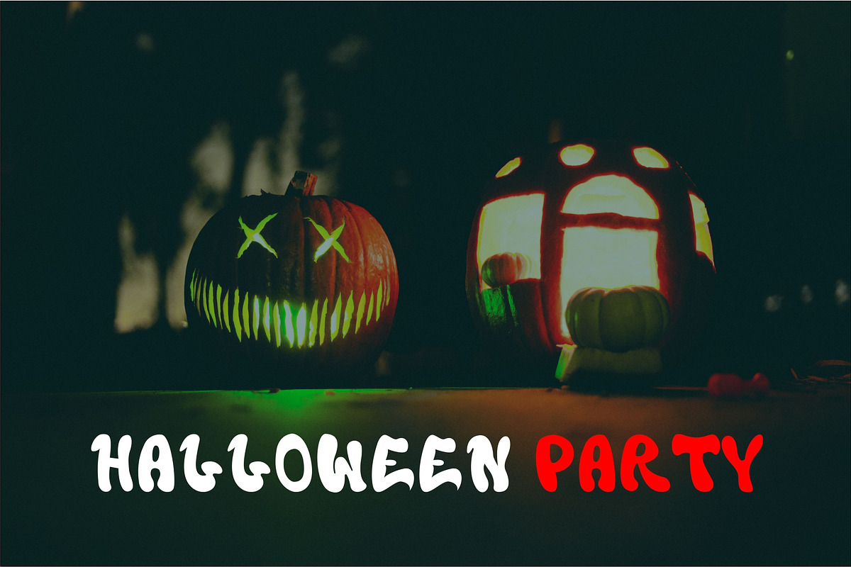 Spooky Halloween Font - Display Cute, a Blackletter Font by Ingat Sahabat (Photo 2 of 5)