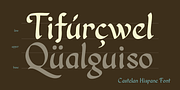 Castelan Hispane, a Script Font by Ixipcalli (Thumbnail 2 of 6)