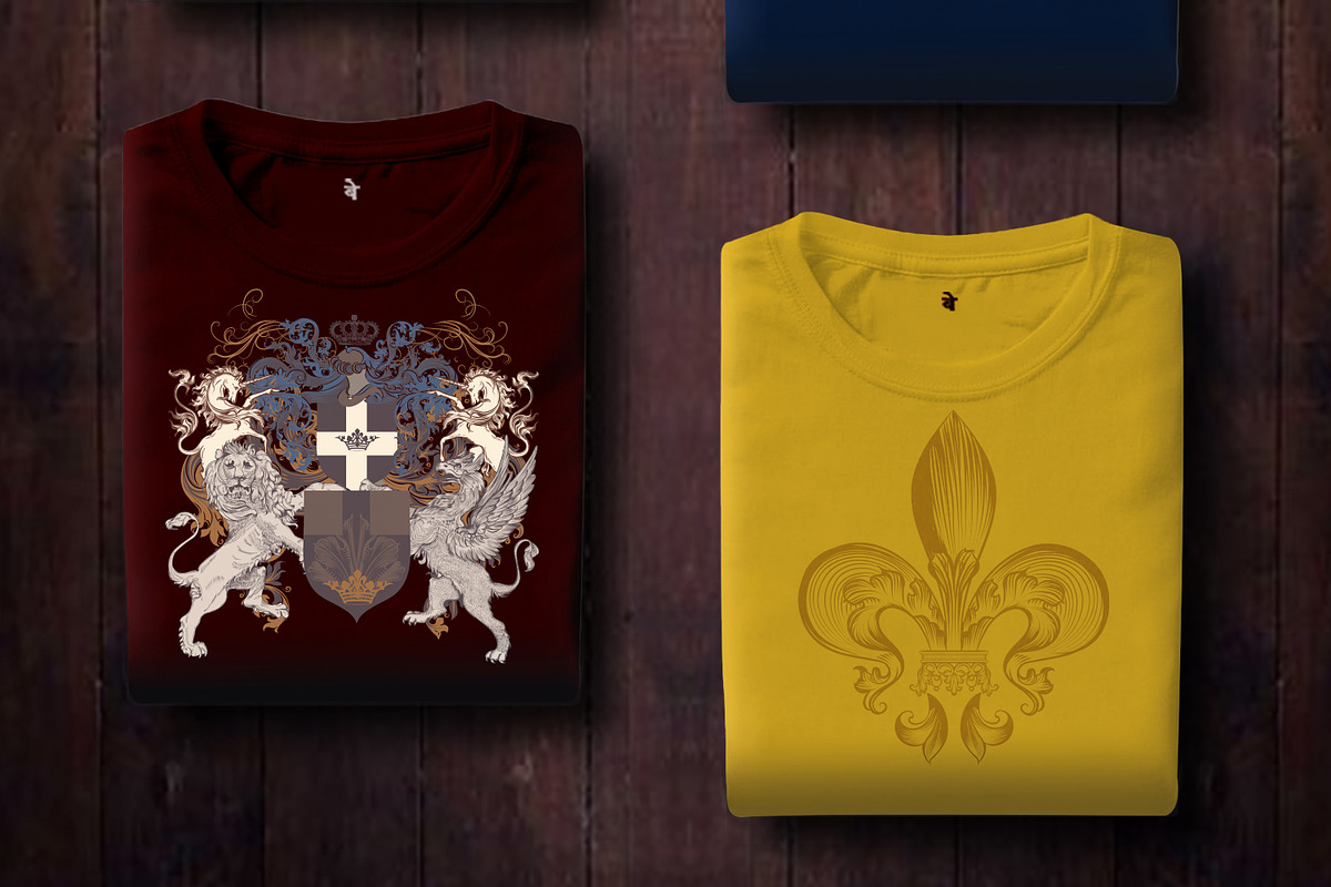 Your Majesty vector heraldic clipart, a Decorative Illustration by FleurArt (Photo 8 of 10)