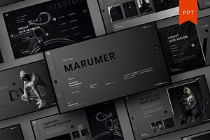 Marumer - Business PowerPoint, a Presentation Template by Dens Creative Studio