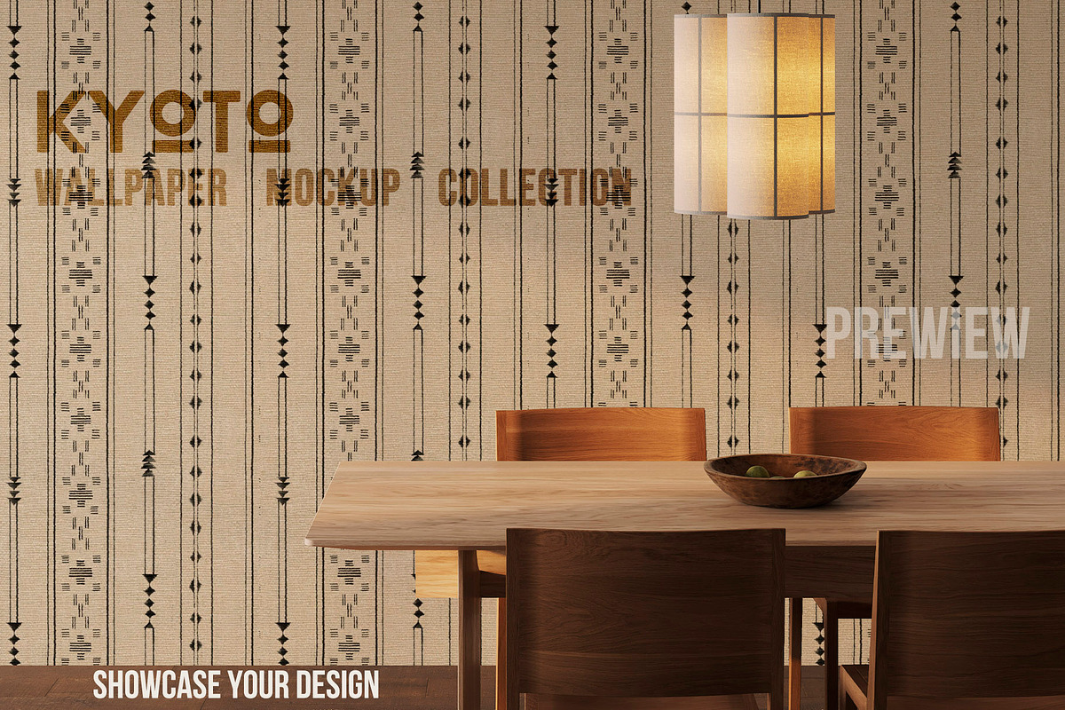 Wallpaper Kyoto Mockup Set – 9 PSD, a Household Mockup by LAMIA DESIGN (Photo 8 of 13)