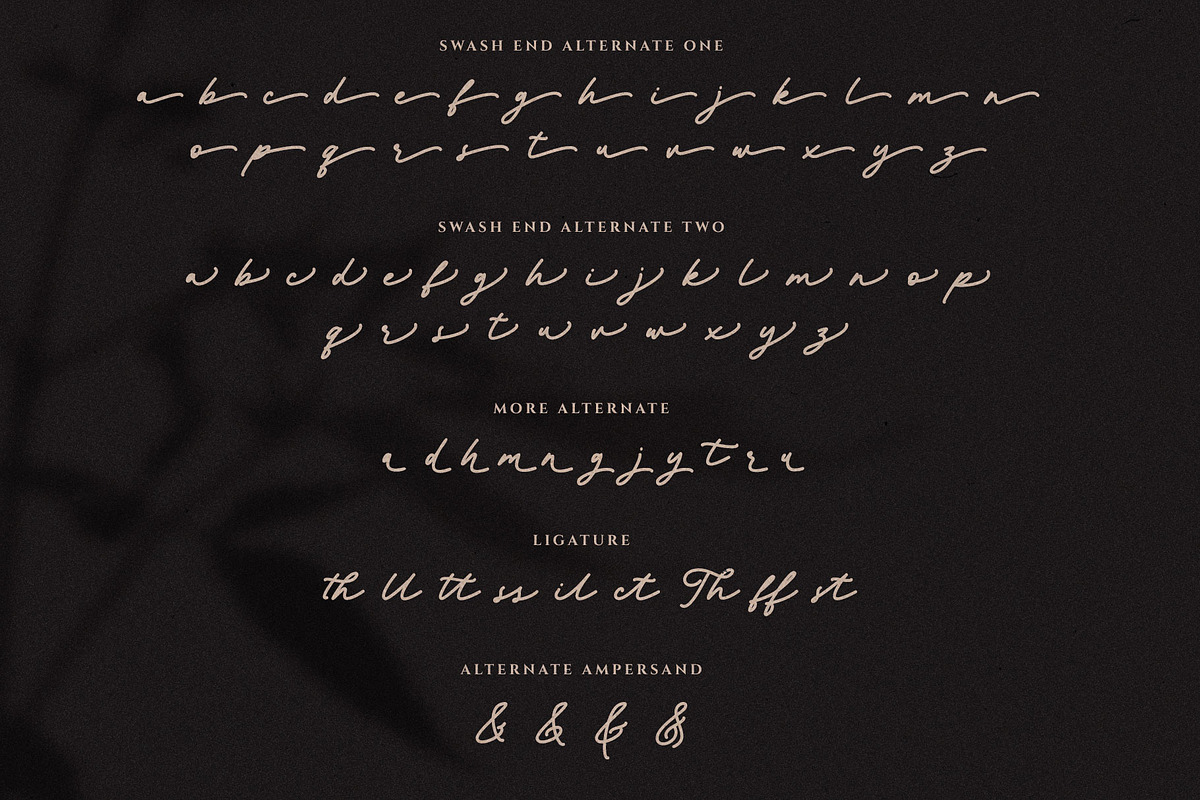 October Shine Monoline Font, a Handwritten Font by RantautypeStudio (Photo 16 of 17)