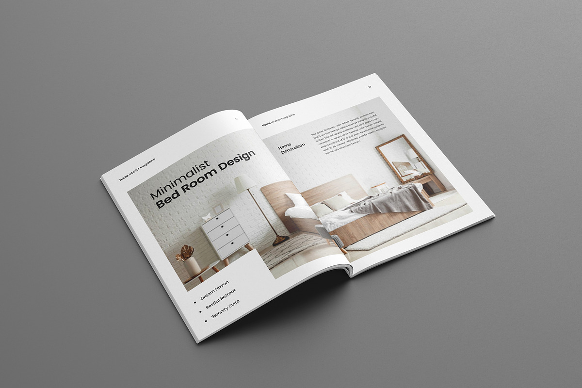 Interior Design Magazine Template, a Magazine Template by Seeing-art (Photo 7 of 11)