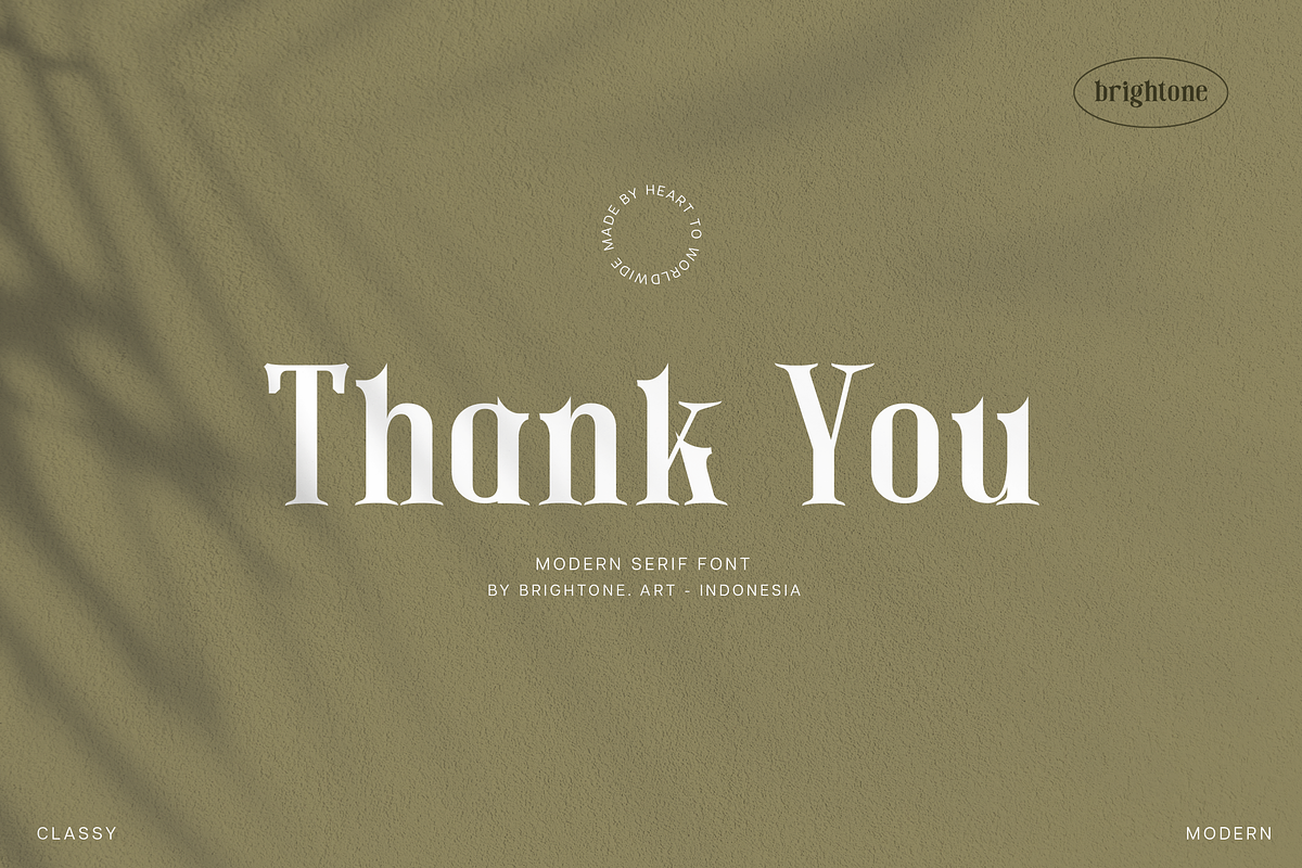 Lalitya Rinde - Modern Serif Font, a Serif Font by Brightone (Photo 8 of 8)