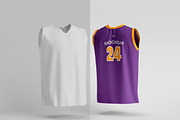 Basketball Jersey Mockup, a Shirt Mockup by Hubzway (Thumbnail 2 of 2)