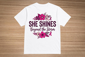 Breast cancer awareness T-shirt