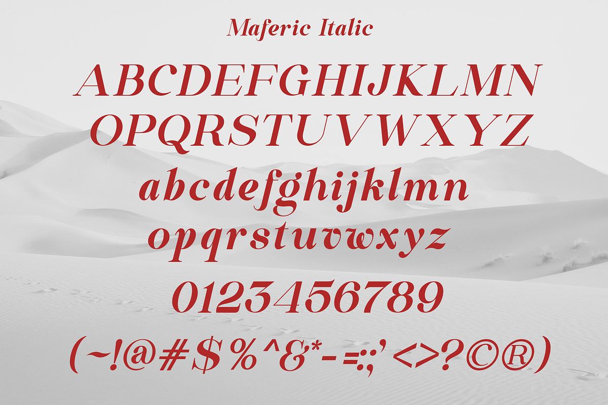 Maferic Signature, a Serif Font by Sealoung (Photo 11 of 16)