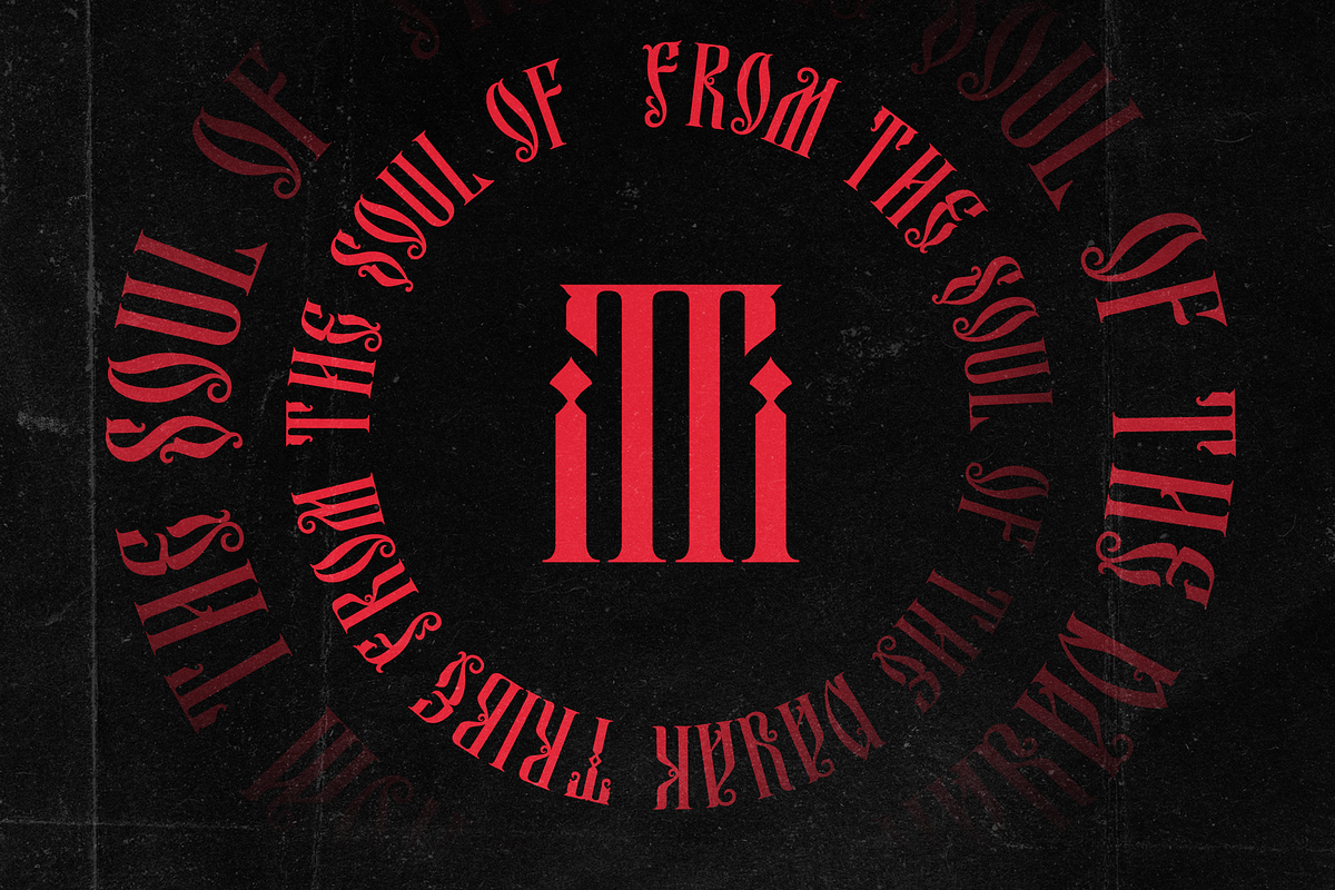 Rohang – Ritualistic Display Font, a Blackletter Font by Inviline.co (Photo 6 of 17)