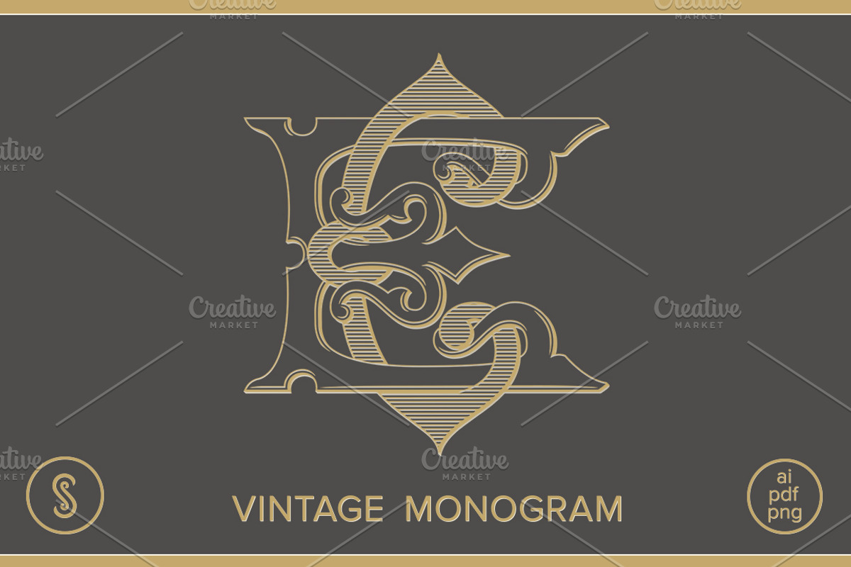 CE Monogram EC Monogram, an Illustration by Shuler Studio (Photo 1 of 6)