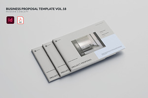 Business Proposal Template Vol.18, a Brochure Template by Bewalrus Studio