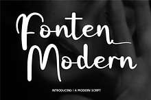Fonten Modern - Contemporary Script