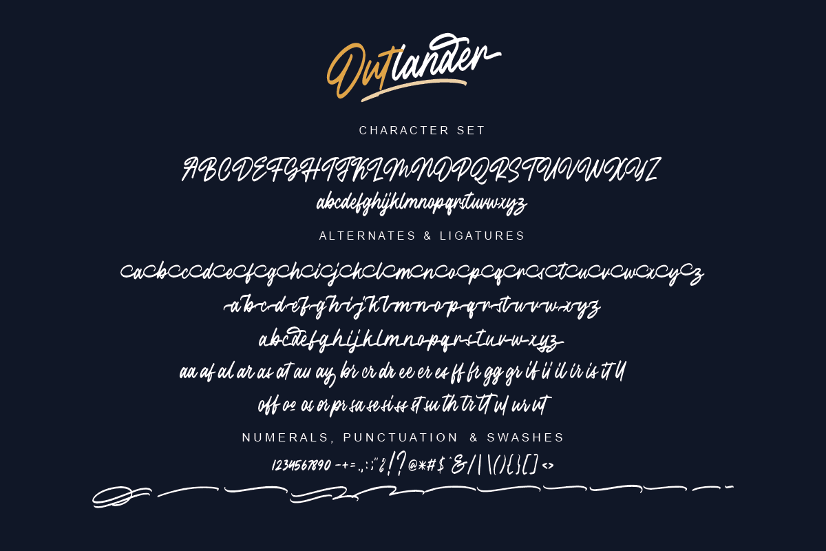 Outlander Brush Script, a Script Font by Megi Satyo Widodo (Photo 10 of 11)