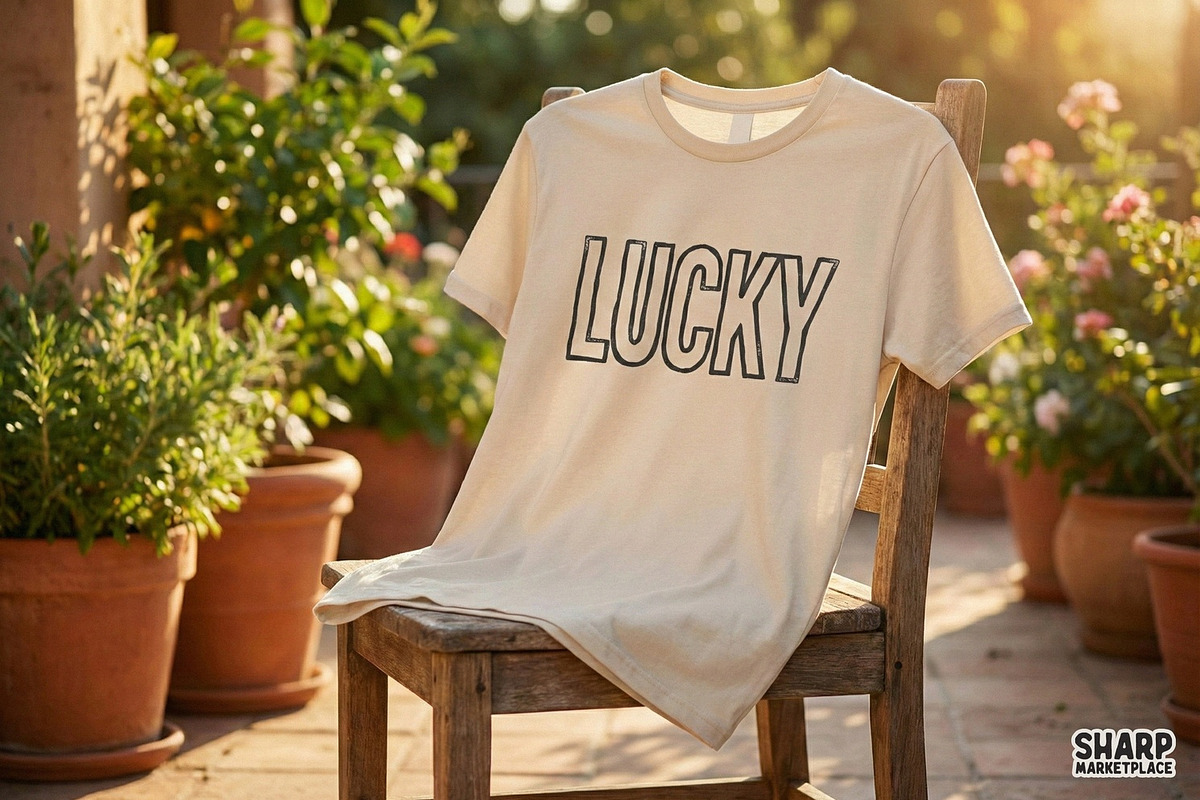 Lucky PNG Design, Hand Drawn Shirt, an Illustration by SharpMarketplace (Photo 4 of 4)